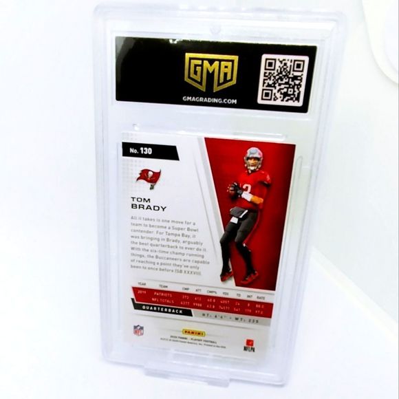 2010 PLAYOFF TOM BRADY #130 GMA 9 - Picture 8 of 8